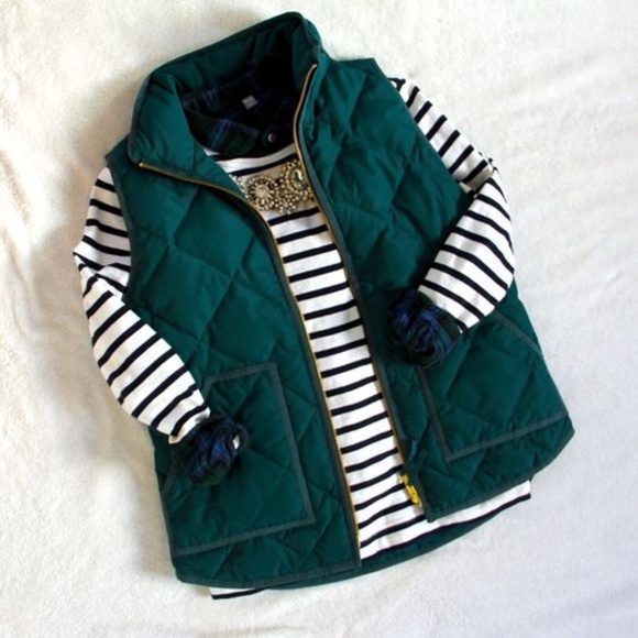 J. Crew Jackets & Blazers - J. CREW Excursion Pine Green Down Vest